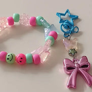 Kawaii Magic – Sparkle Pink Bow Charm - Kawaii Charms