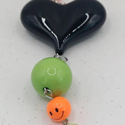 Kawaii Magic – Sunset Flower Heart Charm - Kawaii Charms