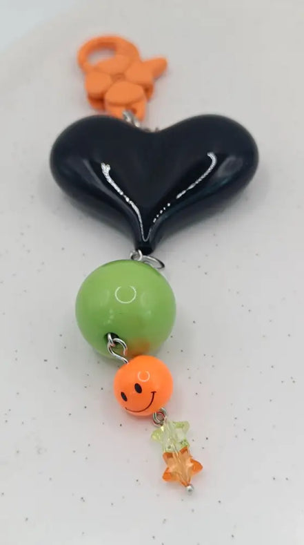Kawaii Magic – Sunset Flower Heart Charm - Kawaii Charms
