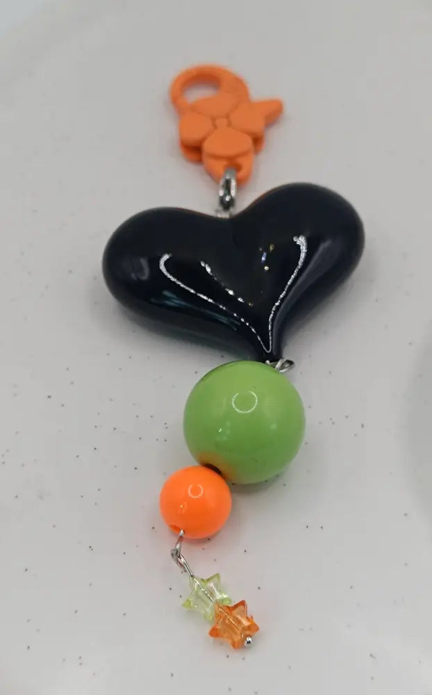 Kawaii Magic – Sunset Flower Heart Charm - Kawaii Charms