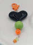 Kawaii Magic – Sunset Flower Heart Charm - Kawaii Charms