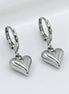 Little Heart Earrings-Edelstahl Silver & Gold - Ohrringe