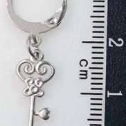 Little Key Earrings-Edelstahl Silver - Ohrringe