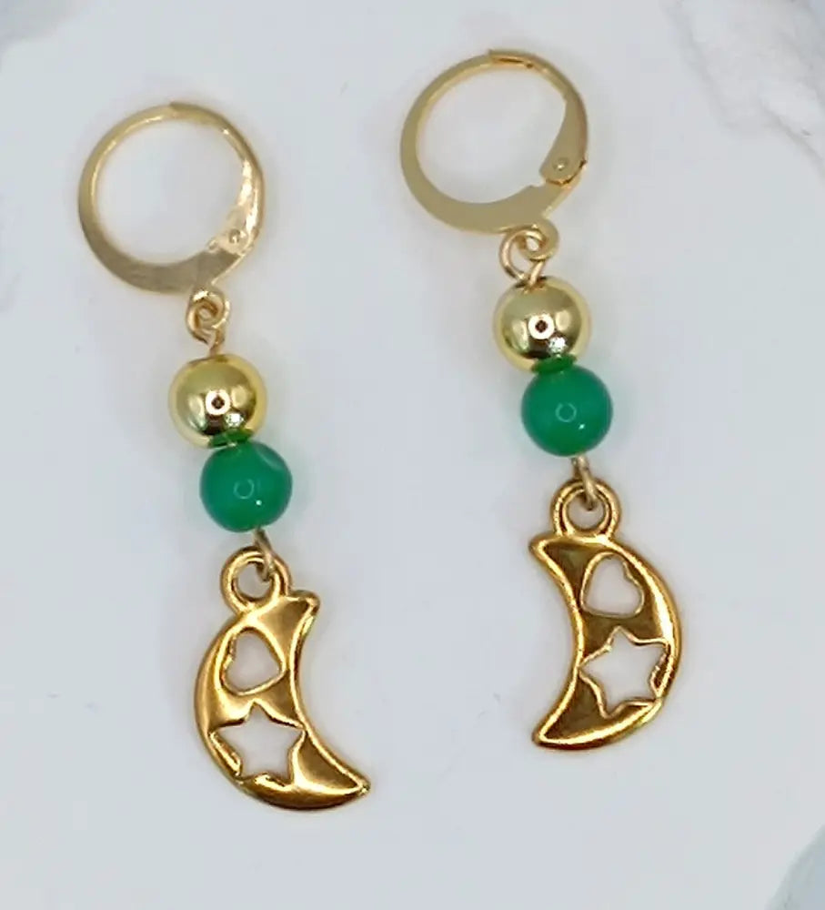Lunavera – Oath of the Greenwood Earrings -Edelstahl Gold & Silver - Gold - Ohrringe