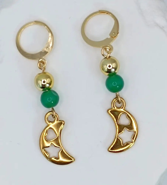 Lunavera – Oath of the Greenwood Earrings -Edelstahl Gold & Silver - Gold - Ohrringe