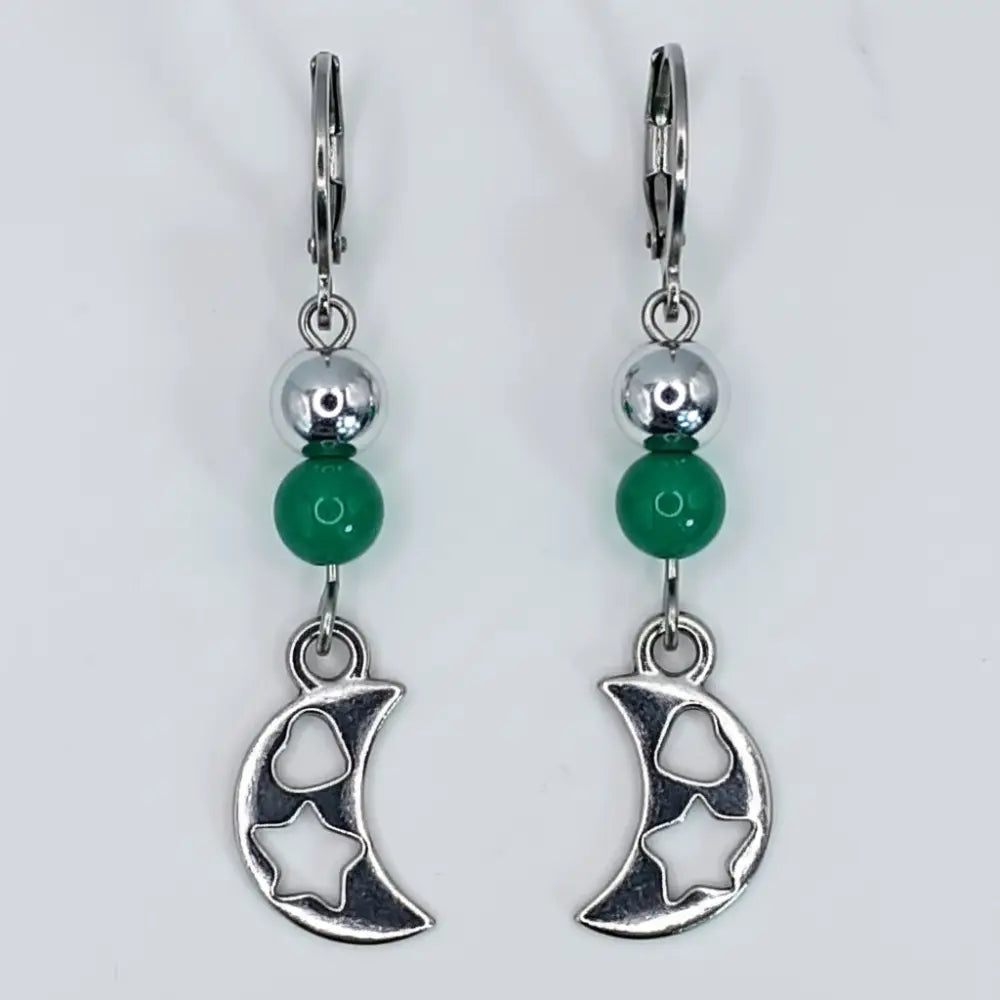 Lunavera – Oath of the Greenwood Earrings -Edelstahl Gold & Silver - Ohrringe