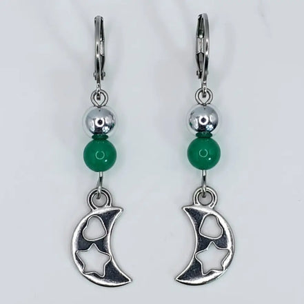 Lunavera – Oath of the Greenwood Earrings -Edelstahl Gold & Silver - Ohrringe
