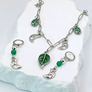 Lunavera – Oath of the Greenwood Earrings -Edelstahl Gold & Silver - Ohrringe