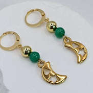 Lunavera – Oath of the Greenwood Earrings -Edelstahl Gold & Silver - Ohrringe