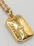 Pikass Anhanger und gold kette