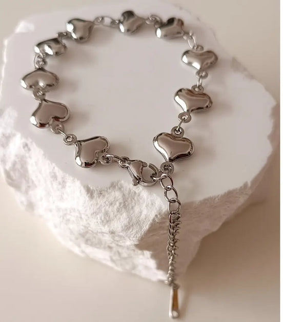 Herz Edelstahl armband