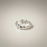 Edelstahl Silber Ring