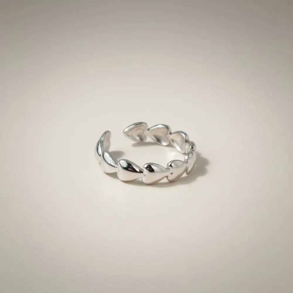 Edelstahl Silber Ring