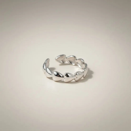 Edelstahl Silber Ring
