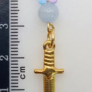 Blau Gold Ohrringe edelstahl