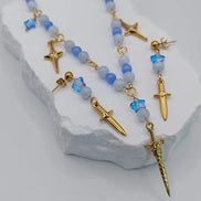 Solvaris-Hero the Blue Sword Halskette-Edelstahl Gold - Halskette