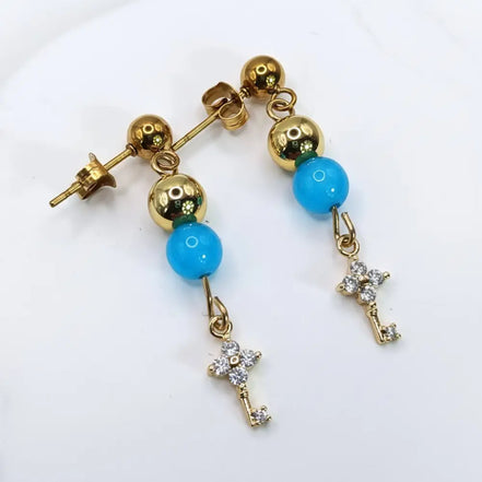 Solvaris-Messenger of the Kingdom Earrings-Edelstahl Gold & Silver - Ohrringe