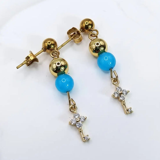 Solvaris-Messenger of the Kingdom Earrings-Edelstahl Gold & Silver - Ohrringe