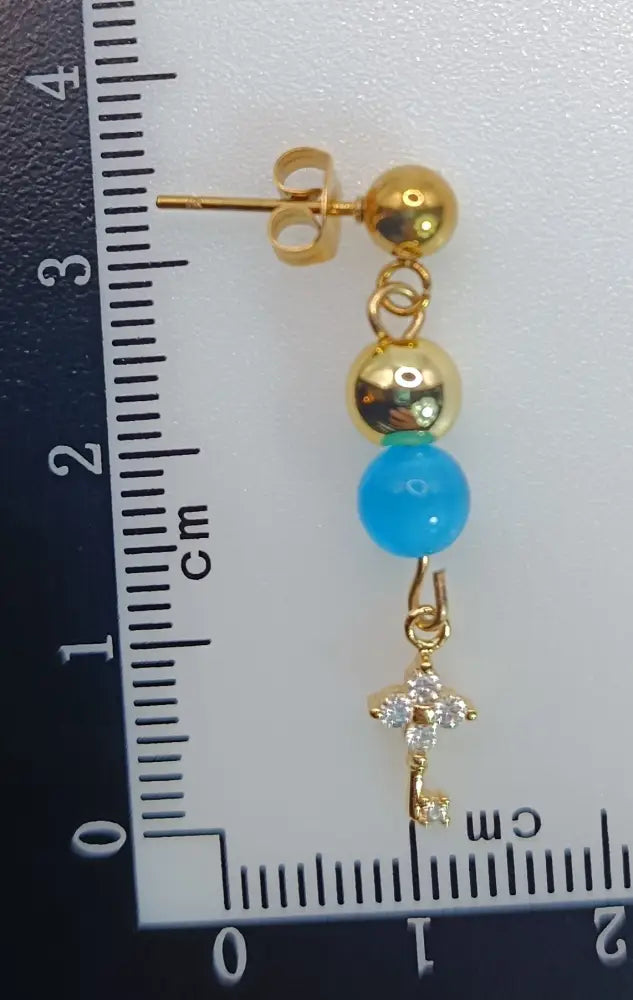 Solvaris-Messenger of the Kingdom Earrings-Edelstahl Gold & Silver - Ohrringe