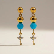 Solvaris-Messenger of the Kingdom Earrings-Edelstahl Gold & Silver - Gold - Ohrringe