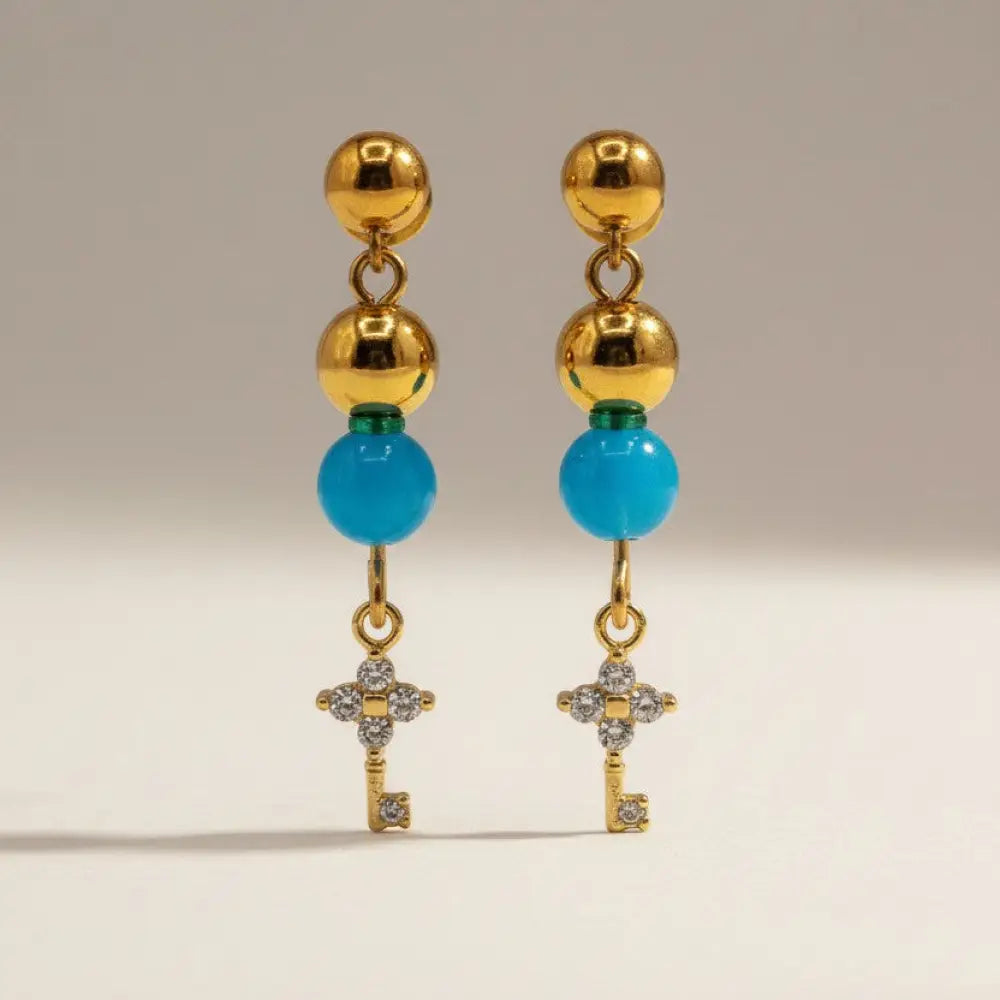 Solvaris-Messenger of the Kingdom Earrings-Edelstahl Gold & Silver - Gold - Ohrringe