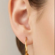 Spike Edelstahl gold ohrringe
