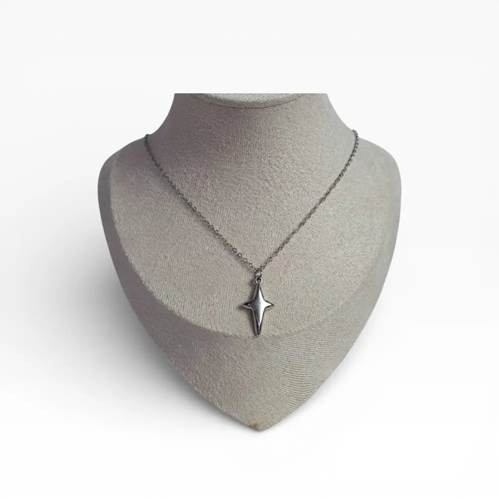 Sternanhänger Edelstahl mit Edelstahlkette