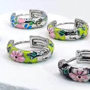 Enamel Ohrringe 