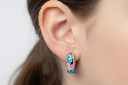 Starlight Bloom Earrings-Brass Metall - Ohrringe