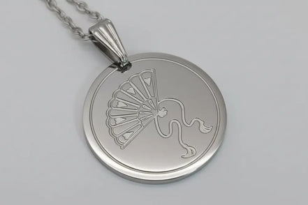 Sensu edestahl anhanger und Silber edestahl kette