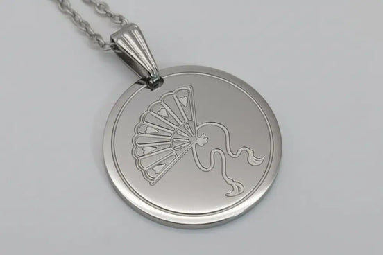 Sensu edestahl anhanger und Silber edestahl kette